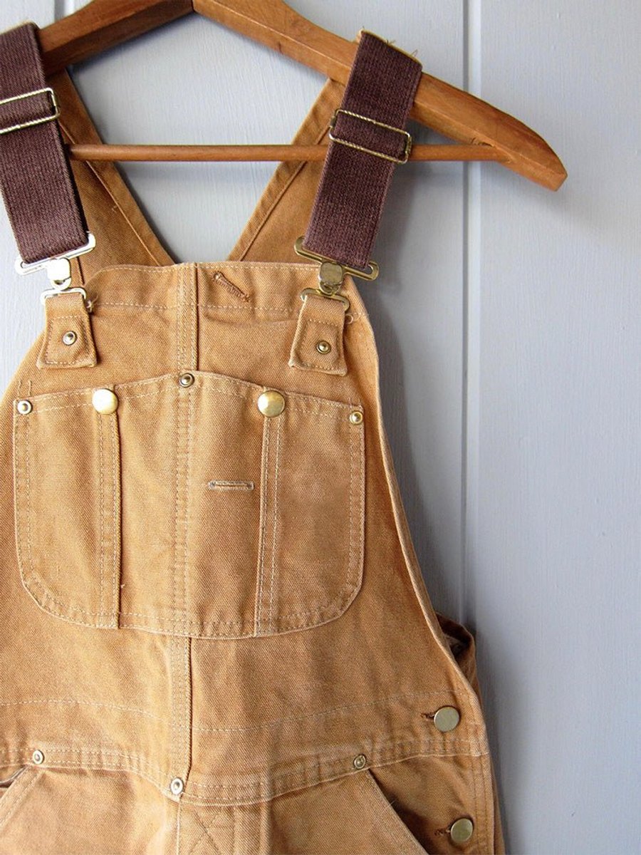 Women's Adjustable-Strap Relaxed-Fit Cotton Bib Overall - Lifestyle & Model Angle | Lavisa