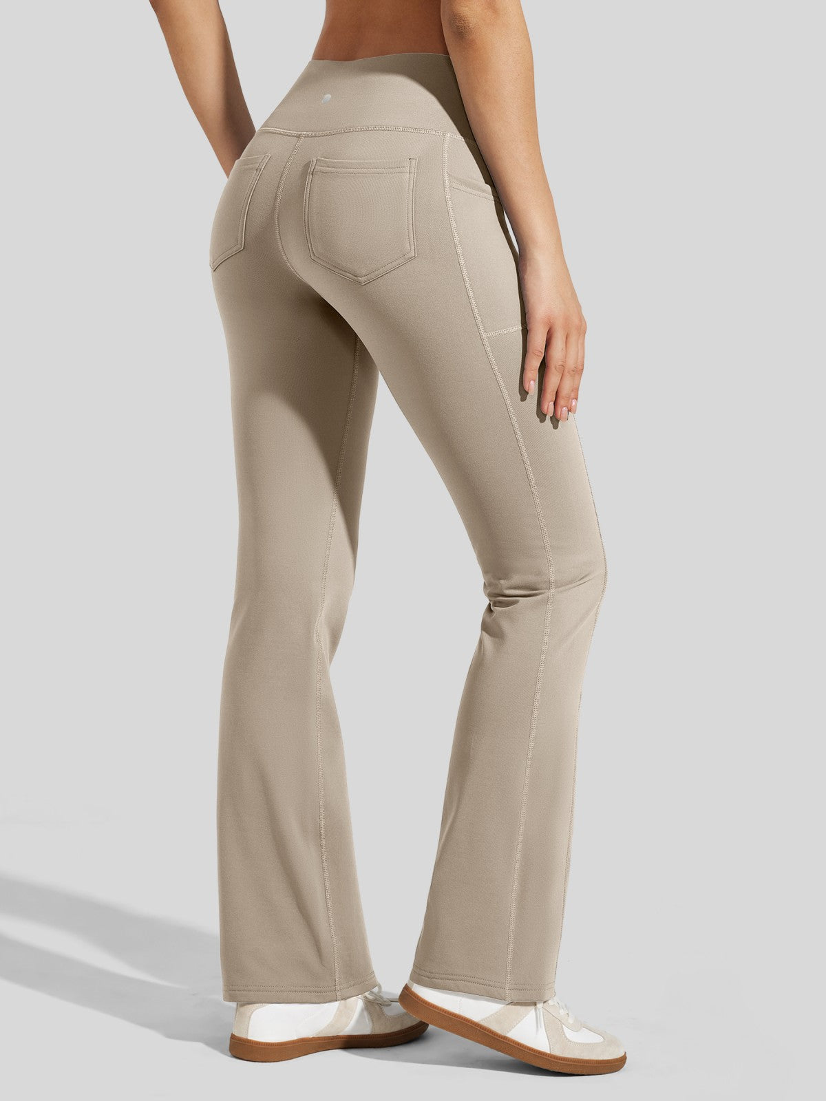 Lavisa - Women's Fleece-Lined Bootcut Yoga Pants - Warm Winter Leggings