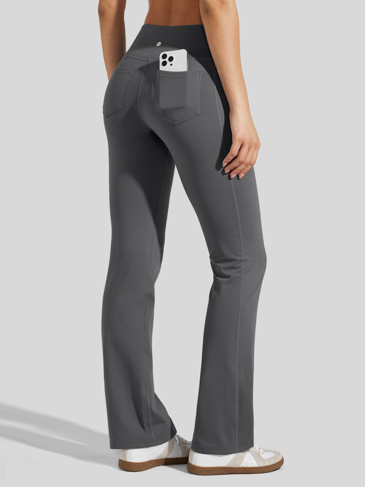 Lavisa - Women's Fleece-Lined Bootcut Yoga Pants - Warm Winter Leggings