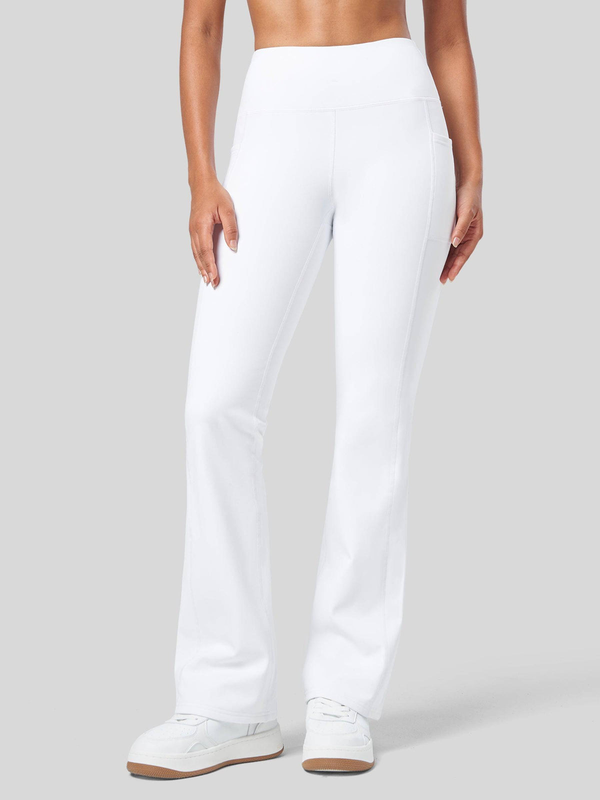 Lavisa - Women's Fleece-Lined Bootcut Yoga Pants - Warm Winter Leggings