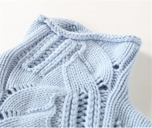 Lavisa - Women's Cable Knit Sweater Turtleneck Loose Fit Jumper
