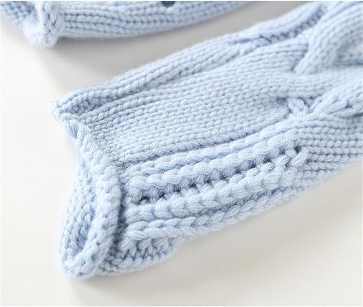 Women's Cable Knit Sweater Turtleneck Loose Fit Jumper - Lifestyle & Model Angle | Lavisa