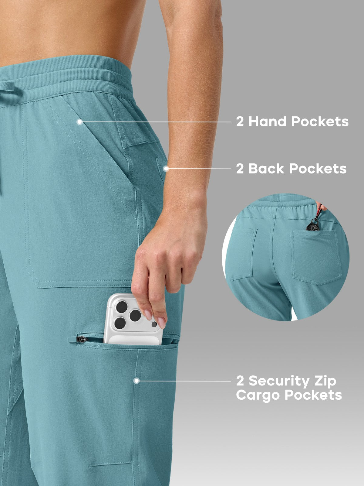Lavisa - Women's Outdoor Hiking Pants - Quick Dry & Stretch