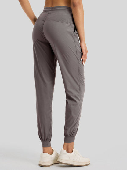 Lavisa - Women's Casual Active Joggers - Quick Dry & Pinstripe