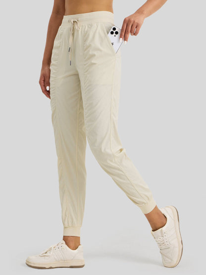 Lavisa - Women's Casual Active Joggers - Quick Dry & Pinstripe