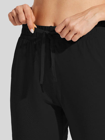 Lavisa - Women's Cotton Blend Straight Leg Lounge Sweatpants