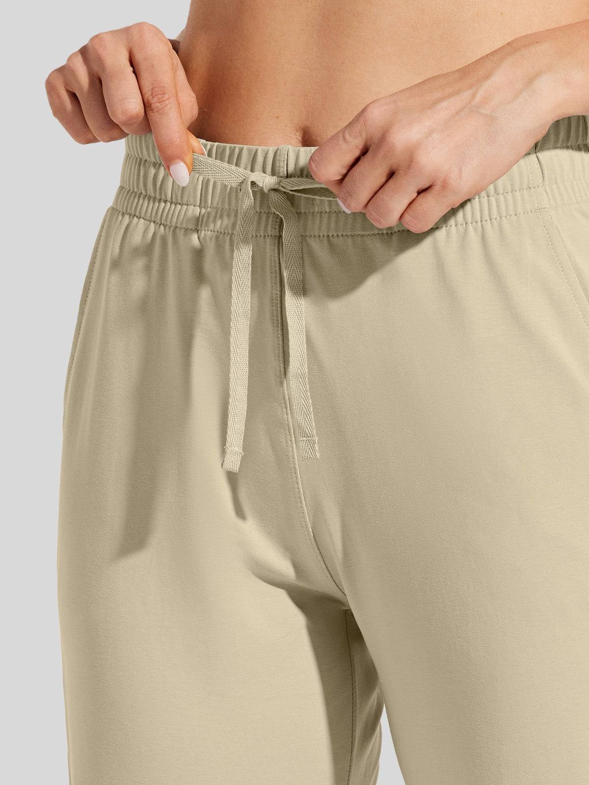 Lavisa - Women's Cotton Blend Straight Leg Lounge Sweatpants