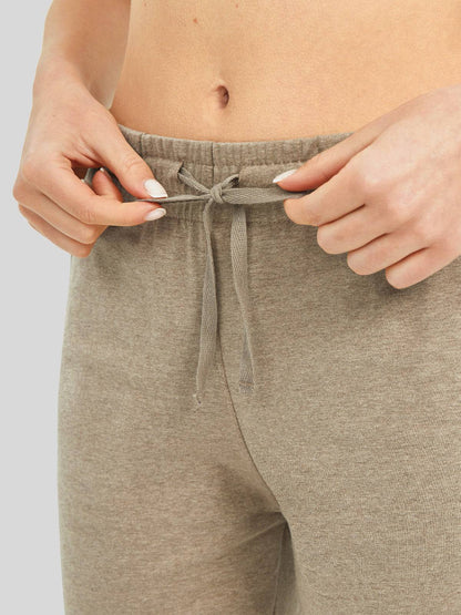 Lavisa - Women's Cotton Blend Straight Leg Lounge Sweatpants