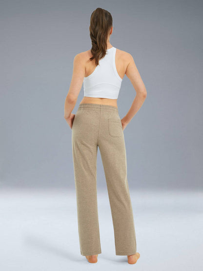 Lavisa - Women's Cotton Blend Straight Leg Lounge Sweatpants