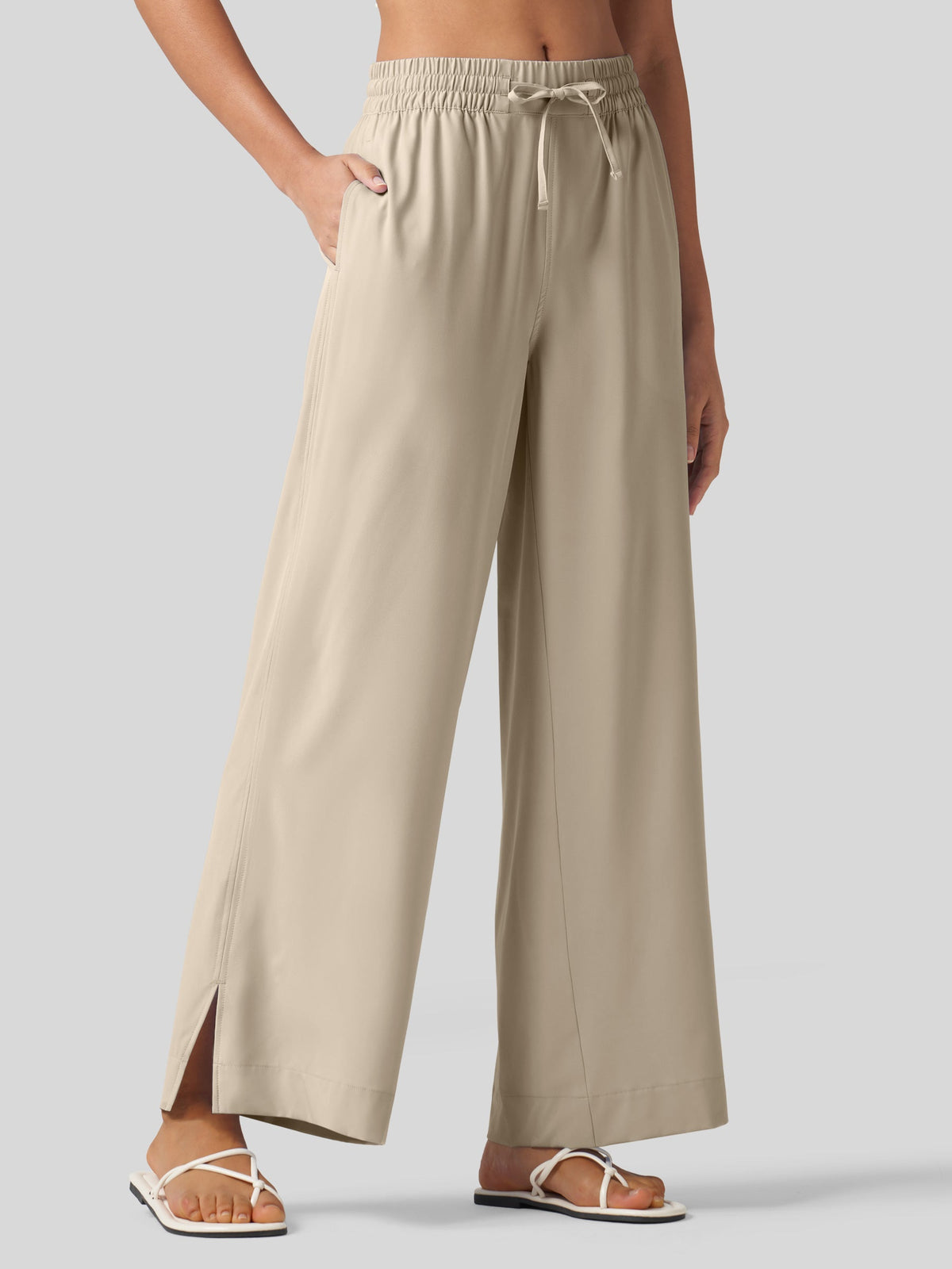 Lavisa - Women's UPF 50+ Beach Cover Up Pants - Quick Dry Wide Leg