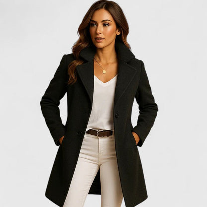 Lavisa - Women's Slim Fit Tailored Long Coat