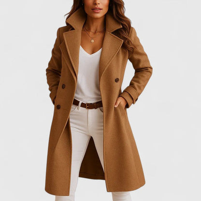 Lavisa - Women's Slim Fit Tailored Long Coat
