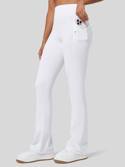 Lavisa - Women's Fleece Lined Bootcut Yoga Pants - Warm & Water-Resistant
