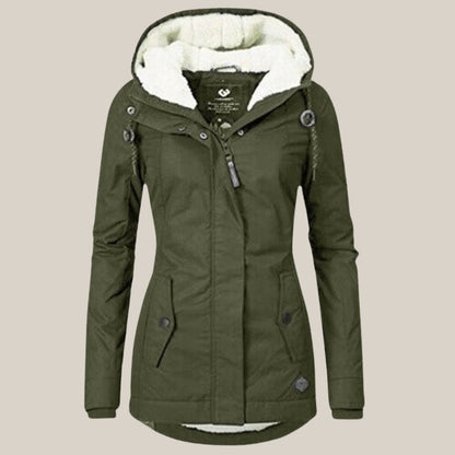 Fleece Lined Hooded Quilted Winter Jacket - Variant Style 9 | Lavisa