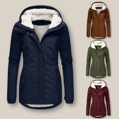Fleece Lined Hooded Quilted Winter Jacket - Variant Style 11 | Lavisa