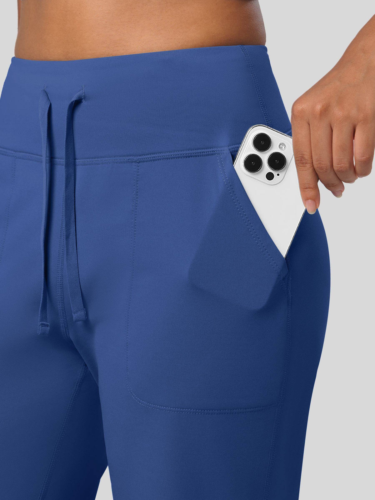 Lavisa - Women's Fleece Lined Wide Leg Lounge Pants with Drawstring