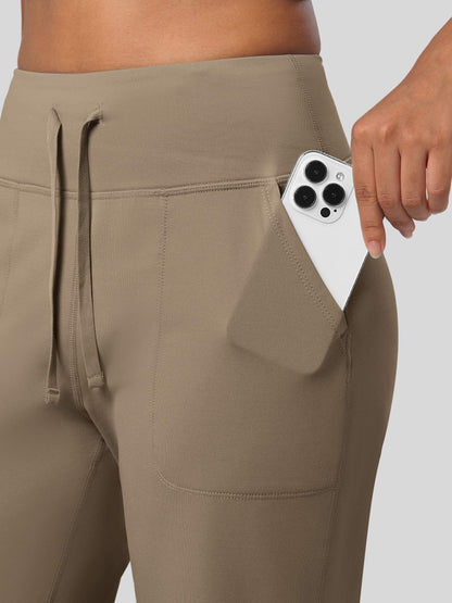 Lavisa - Women's Fleece Lined Wide Leg Lounge Pants with Drawstring