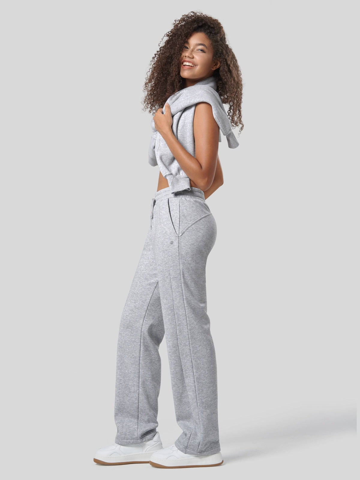 Lavisa - Women's Fleece Straight Leg Sweatpants - Cozy Warmth & Style