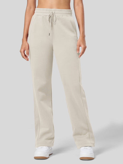 Lavisa - Women's Fleece Straight Leg Sweatpants - Cozy Warmth & Style