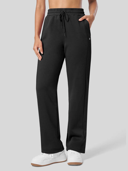 Lavisa - Women's Fleece Straight Leg Sweatpants - Cozy Warmth & Style