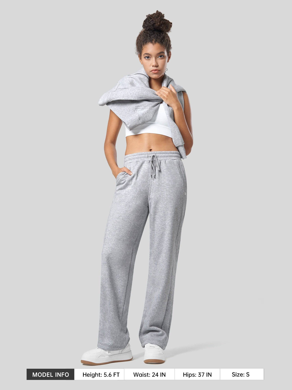 Lavisa - Women's Fleece Straight Leg Sweatpants - Cozy Warmth & Style