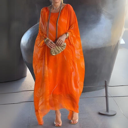 Flowing Oversized Maxi Long Sleeve Dress - Variant Style 9 | Lavisa