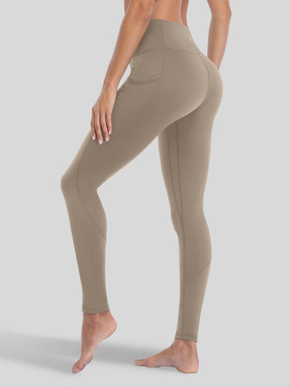 Lavisa - Women's Fluffy Fleece Lined Thermal Leggings with Pockets