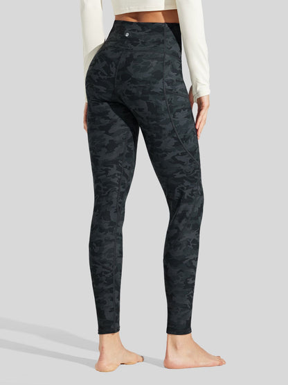 Lavisa - Women's Fluffy Fleece Lined Thermal Leggings with Pockets