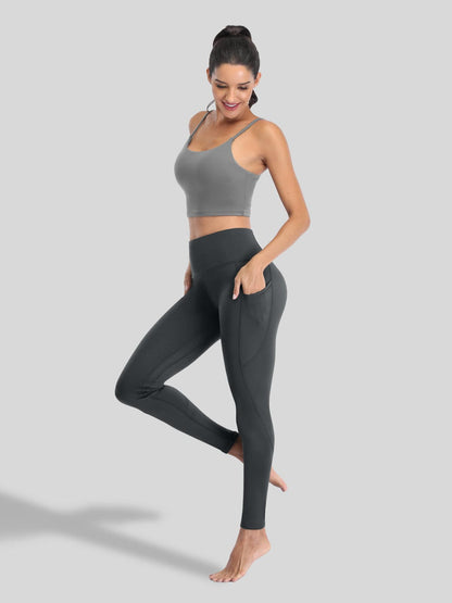 Lavisa - Women's Fluffy Fleece Lined Thermal Leggings with Pockets