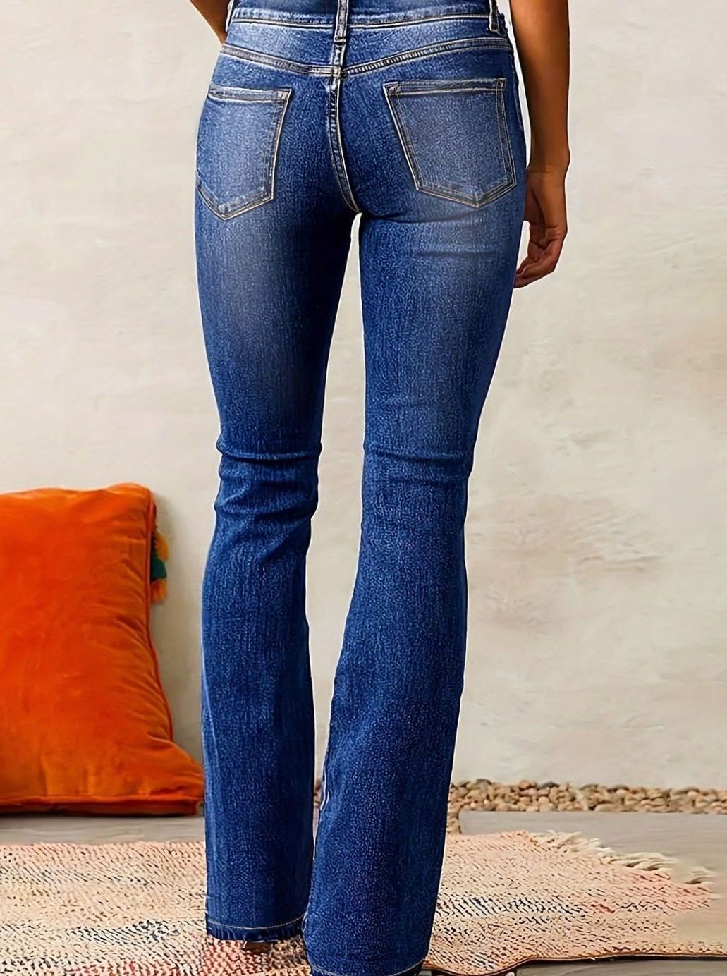 Lavisa - Womens High Waisted Flare Bootcut Jeans