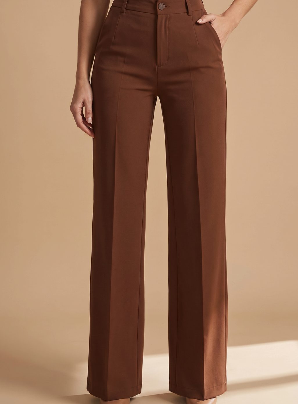 Lavisa - Womens High Waist Pleated Dress Pants