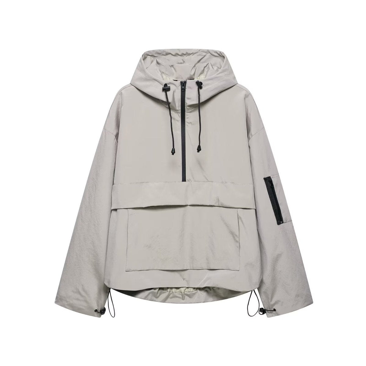 Lavisa - Hooded Pullover Anorak Quilted Windproof Jacket
