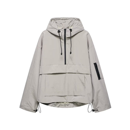 Lavisa - Hooded Pullover Anorak Quilted Windproof Jacket