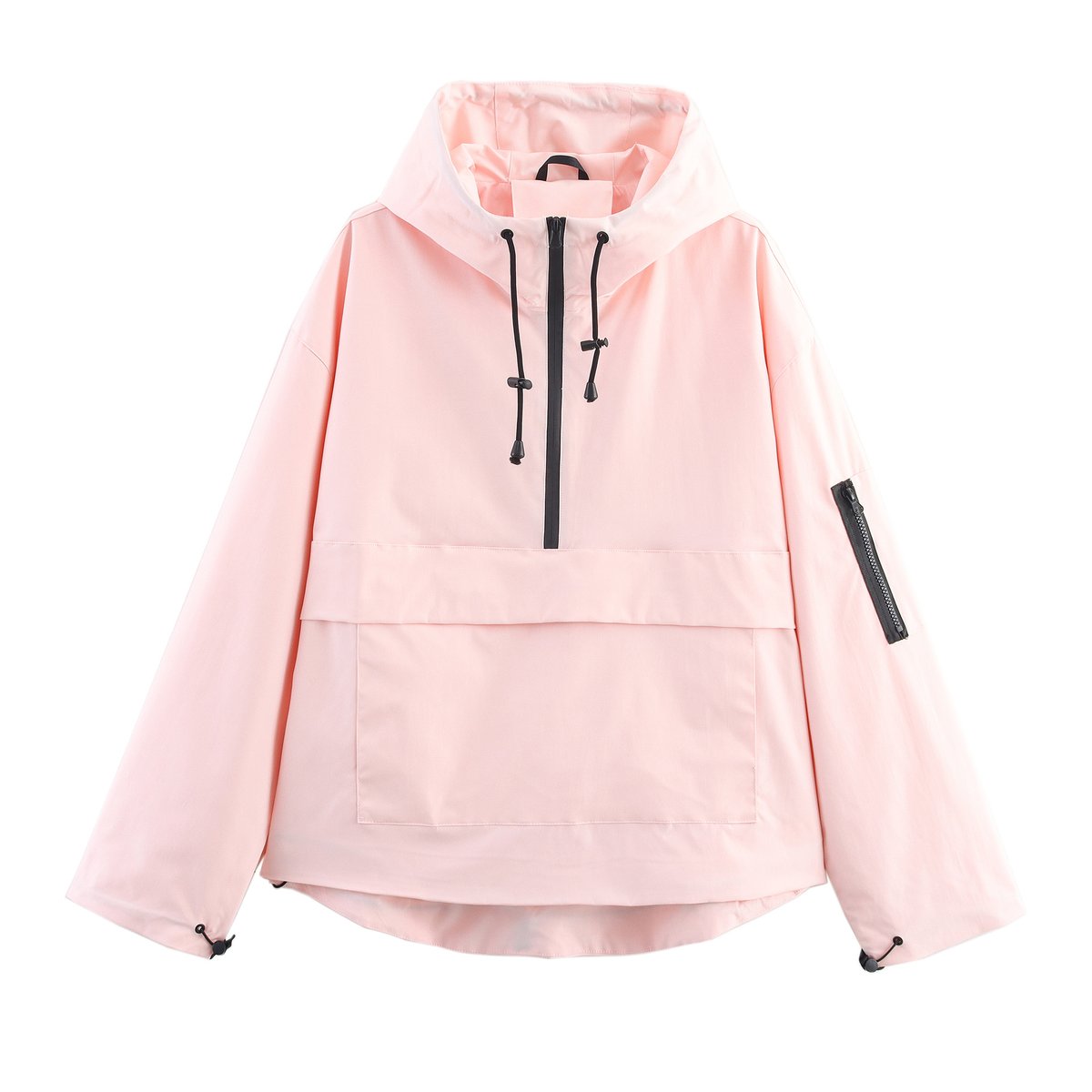 Lavisa - Hooded Pullover Anorak Quilted Windproof Jacket
