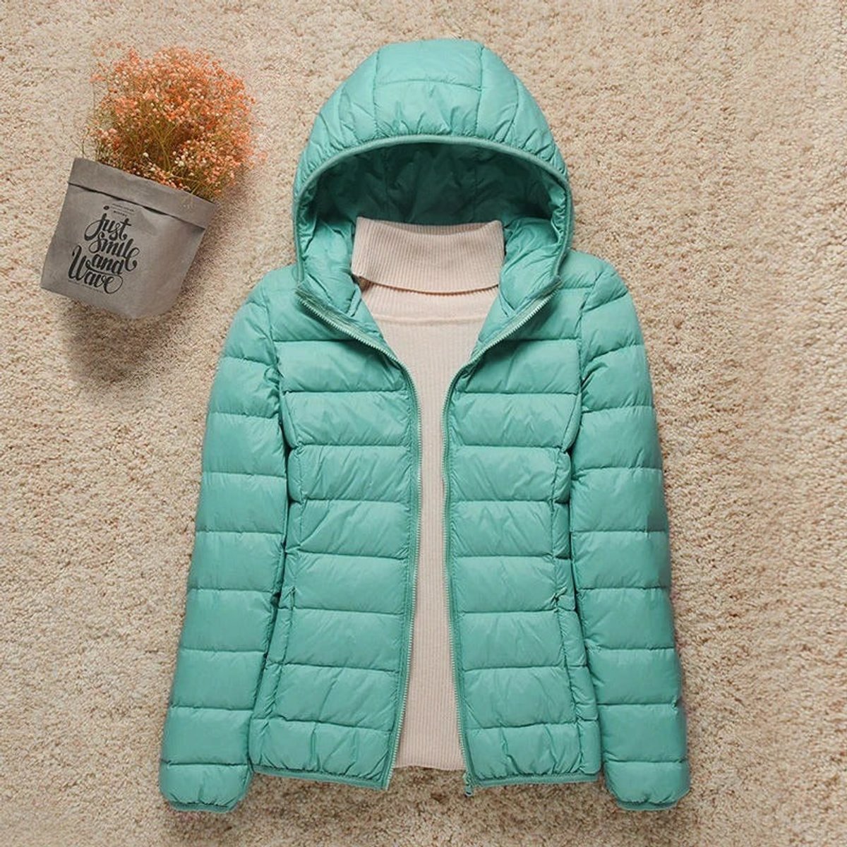 Womens Lightweight Packable Puffer Jacket - Variant Style 10 | Lavisa