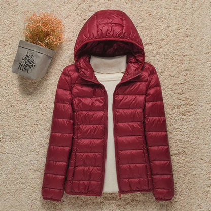 Womens Lightweight Packable Puffer Jacket - Variant Style 8 | Lavisa
