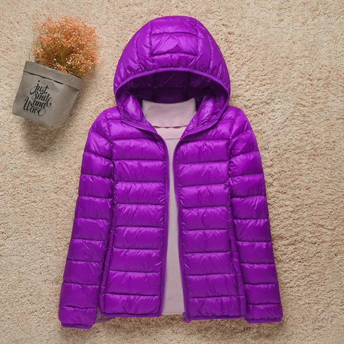 Womens Lightweight Packable Puffer Jacket - Variant Style 9 | Lavisa
