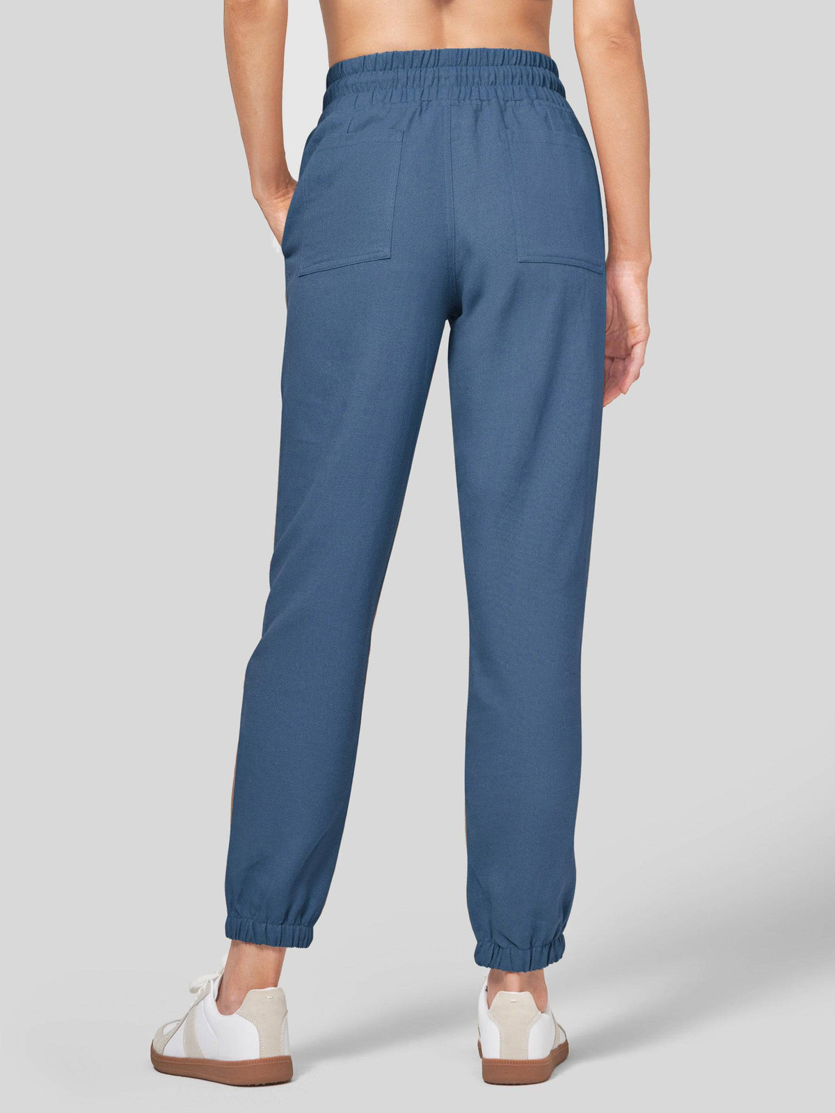 Lavisa - Women's Lightweight Lyocell Linen Joggers - Drawstring