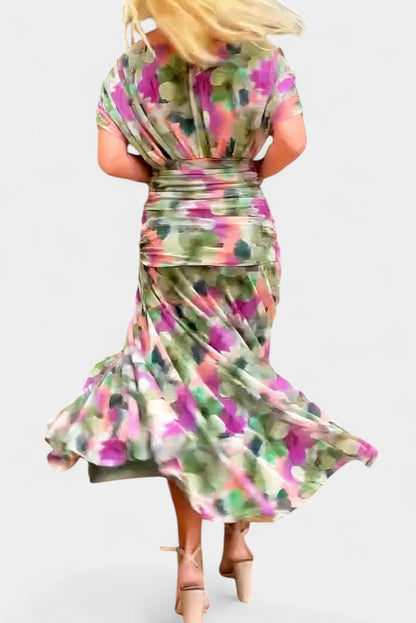 Women's Off-Shoulder Flowing Maxi Dress - Variant Style 10 | Lavisa
