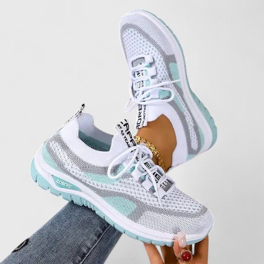 Lavisa - Women's Orthopedic Arch-Support Breathable Mesh Lace-Up Trainers