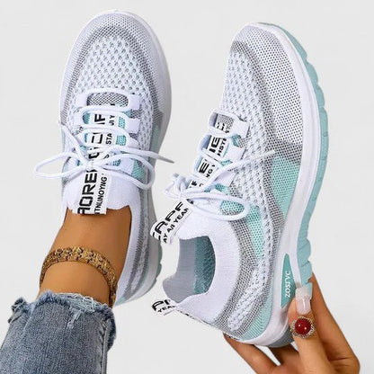 Lavisa - Women's Orthopedic Arch-Support Breathable Mesh Lace-Up Trainers