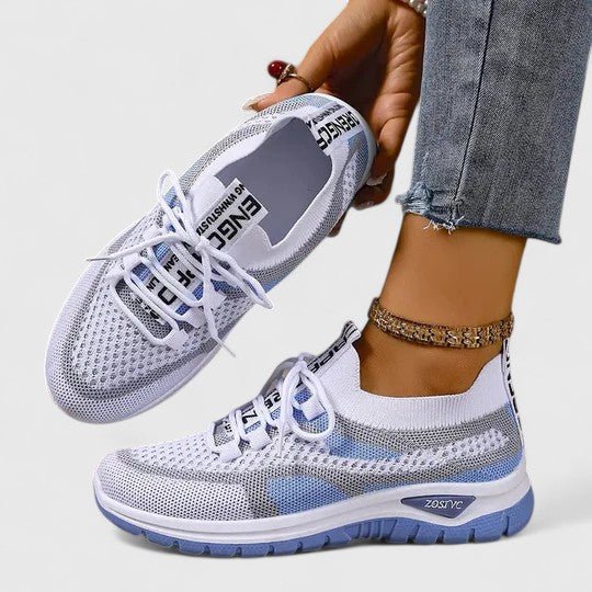 Lavisa - Women's Orthopedic Arch-Support Breathable Mesh Lace-Up Trainers