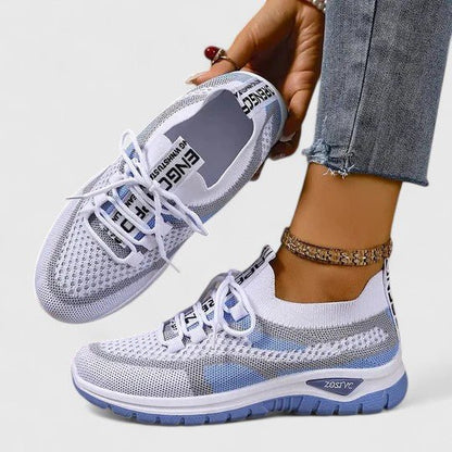 Lavisa - Women's Orthopedic Arch-Support Breathable Mesh Lace-Up Trainers