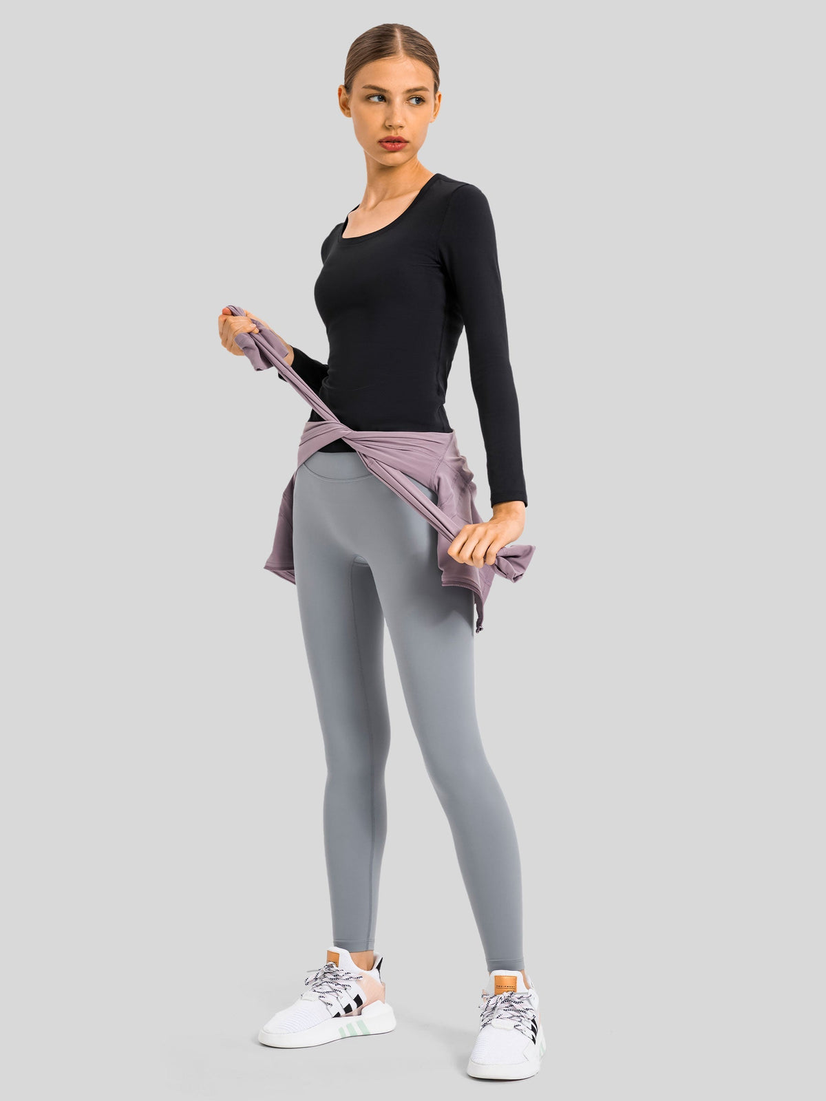 Lavisa - Women's Seamless NakedFeel Yoga Leggings - High-Waisted Workout Pants