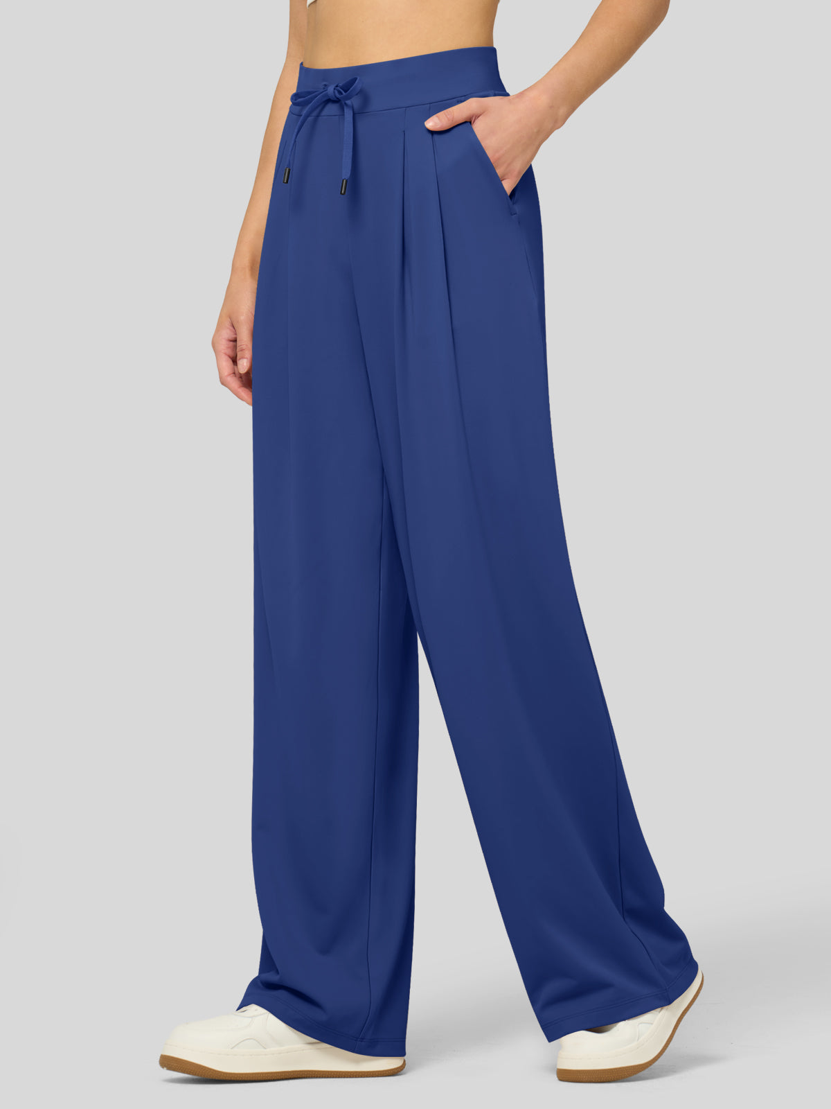 Lavisa - Women's Stretchy Wide Leg Dress Pants - Work & Casual