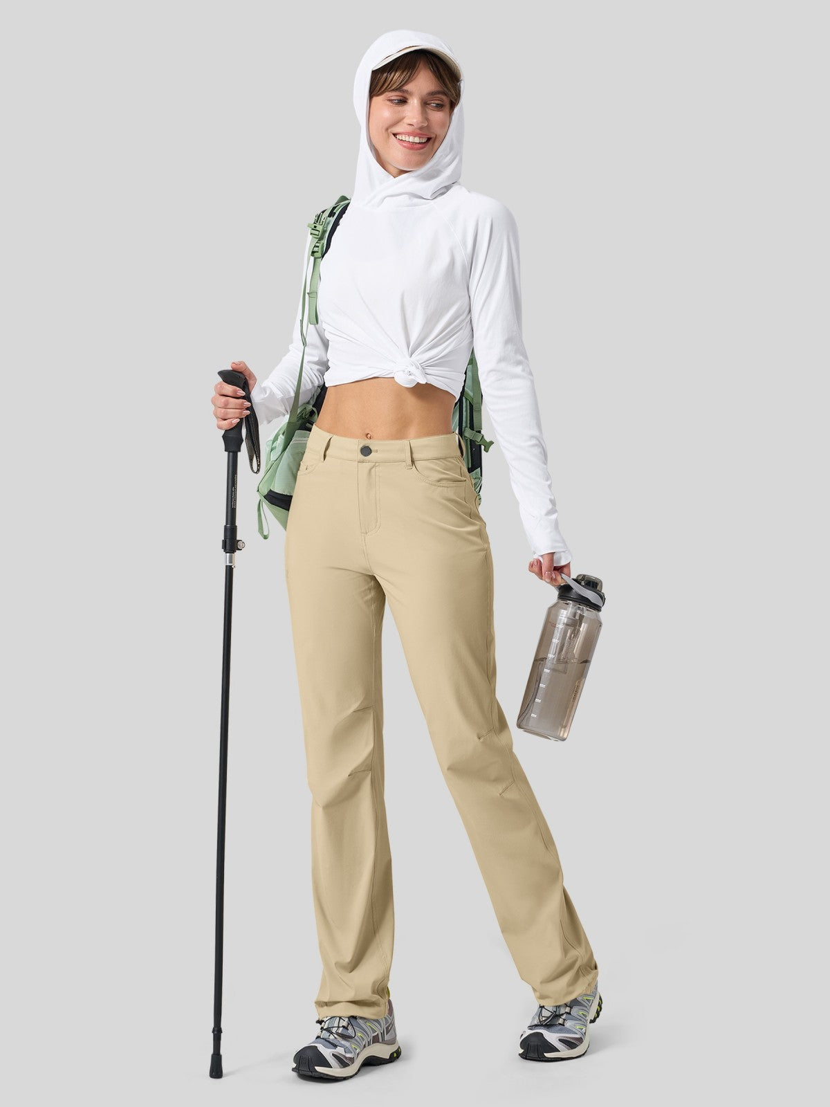 Lavisa - Women's Lightweight Hiking Pants - Stretch & Sun Protection