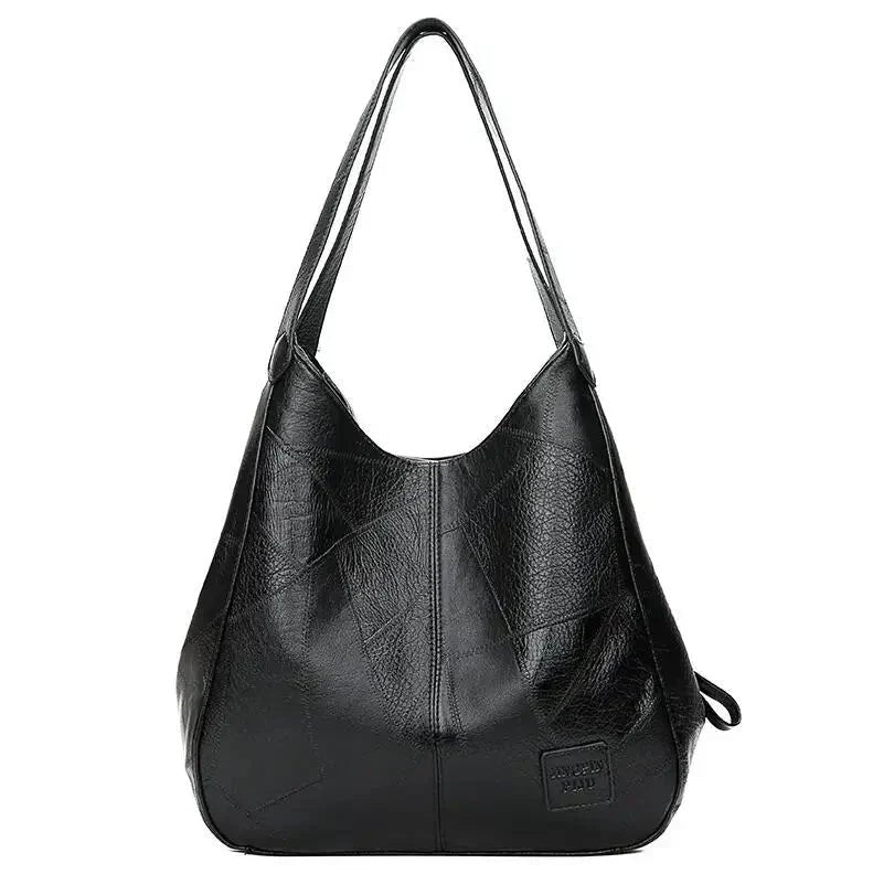 Women's Vintage Genuine Leather Hobo Shoulder Bag - Sole & Material View | Lavisa