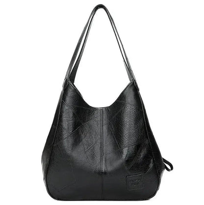 Women's Vintage Genuine Leather Hobo Shoulder Bag - Sole & Material View | Lavisa