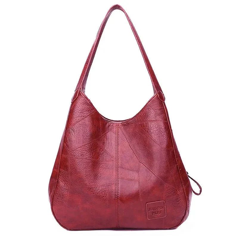 Women's Vintage Genuine Leather Hobo Shoulder Bag - Variant Angle | Lavisa
