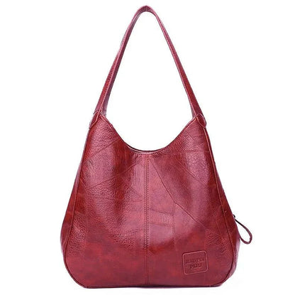 Women's Vintage Genuine Leather Hobo Shoulder Bag - Variant Angle | Lavisa